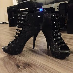 Black Party Heels (Sparkly)